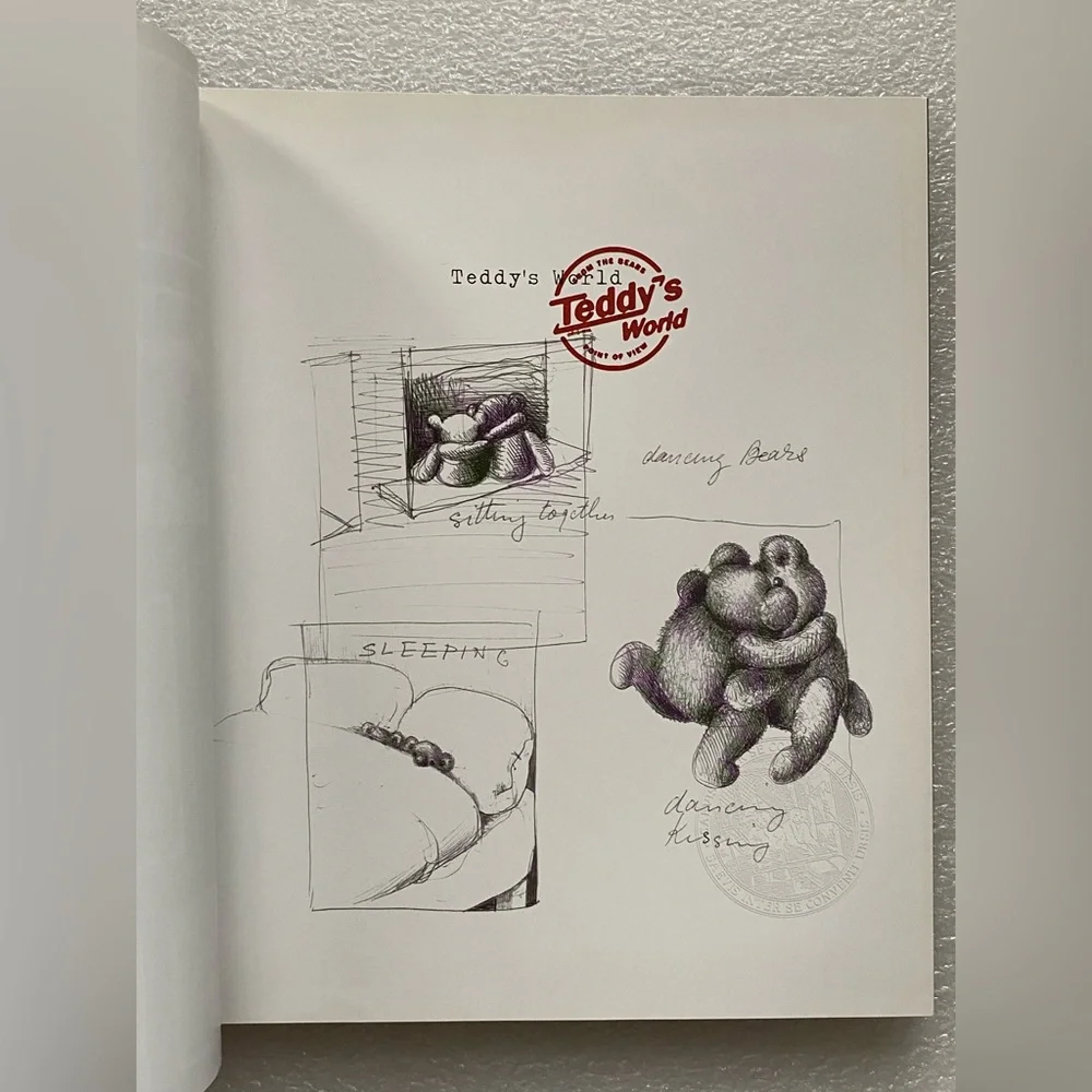 Teddy's World Large Book by Joost Elffers and Mirja de Vries (2002 Hardcover)